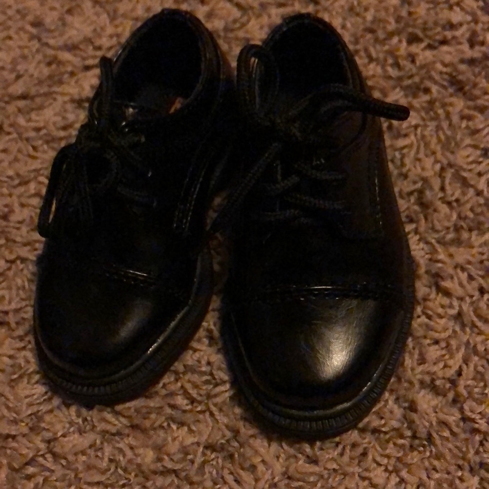 Stacy Adams black dress shoes size 5mo